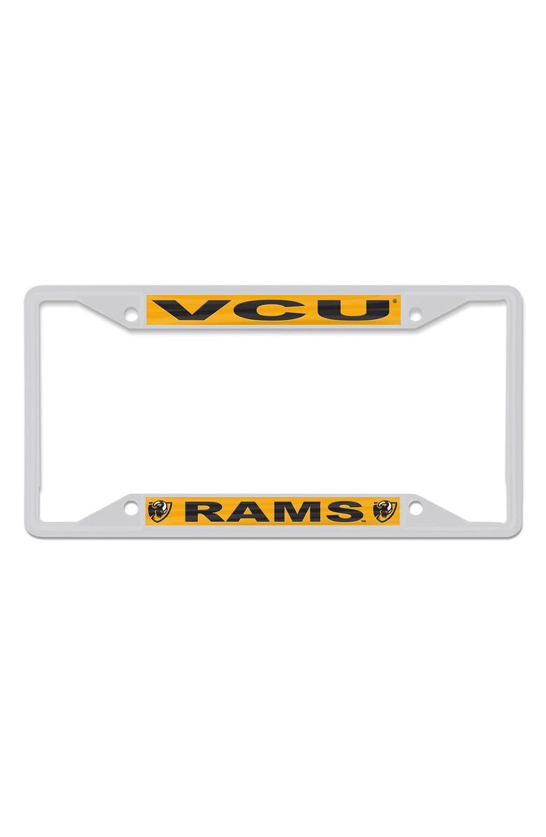 WINCRAFT VCU Rams Chrome Color License Plate Frame, Main, color, 