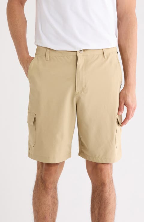 Aqua Ripstop Cargo Shorts