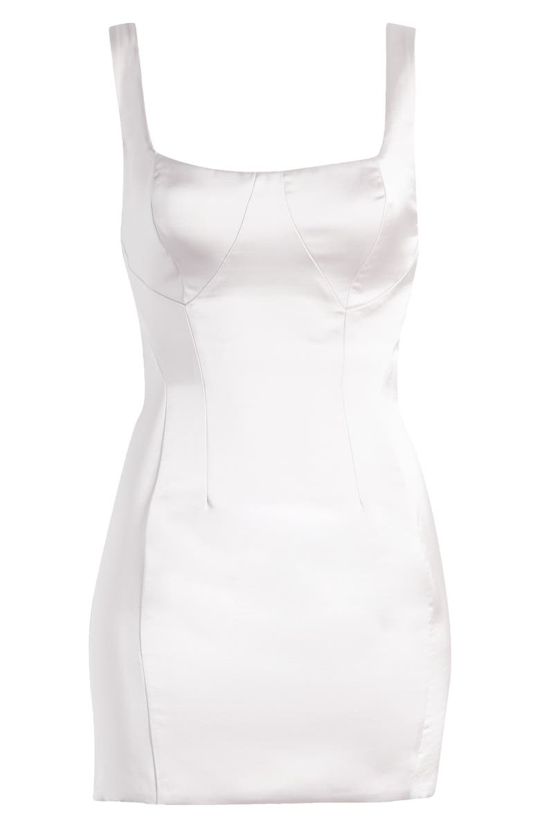 Mistress Rocks High Shine Satin Minidress, Alternate, color,