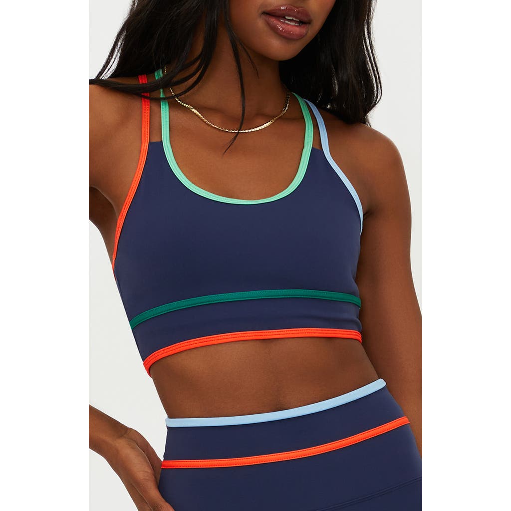 Beach Riot Anari Racerback Sports Bra in Cape Cod Colorblock  product