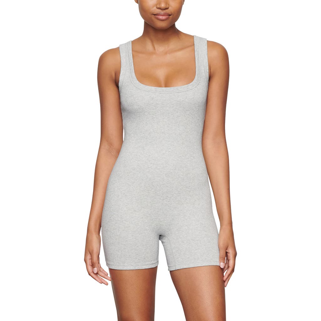 SKIMS Stretch Cotton Rib Romper