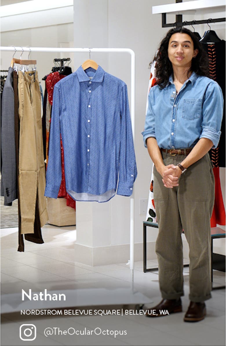 Micropattern Dress Shirt, sales video thumbnail