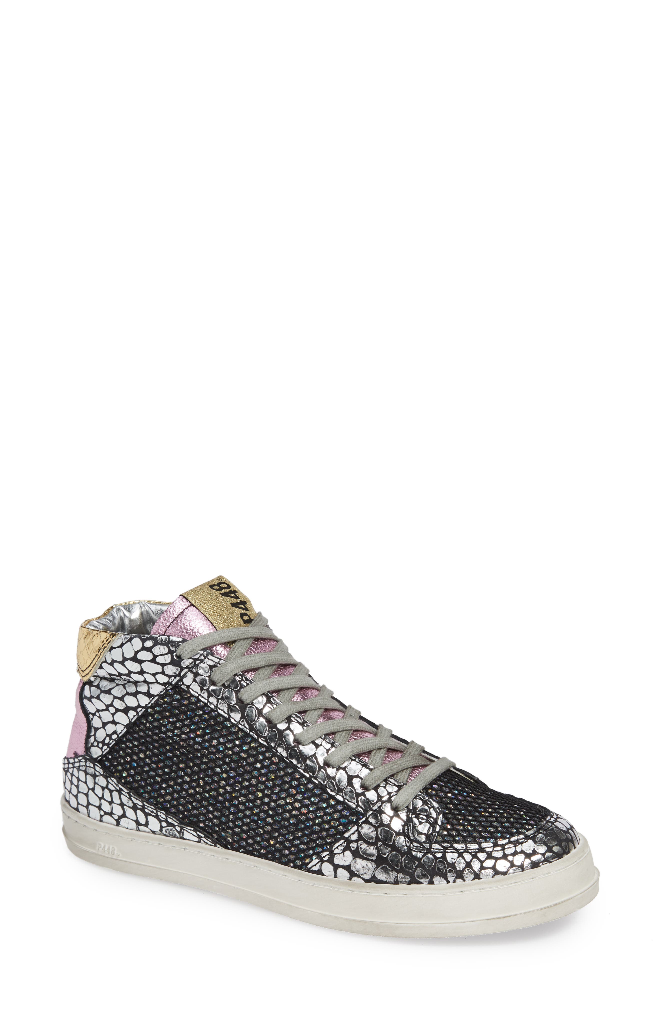 P448 Queens Mid Sneaker, Main, color, 
