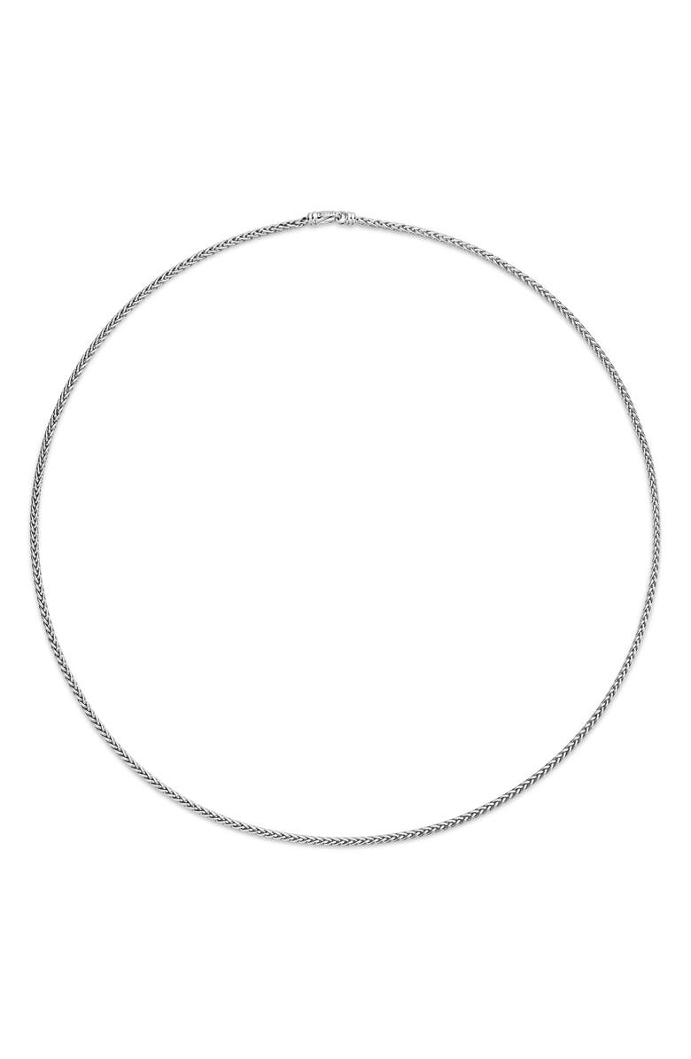 David Yurman Men's Wheat Chain Necklace in 18K Yellow Gold or Sterling Silver, 2.5mm, Alternate, color,