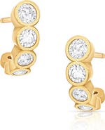 THATCH Astrid Cubic Zirconia Hoop Earrings