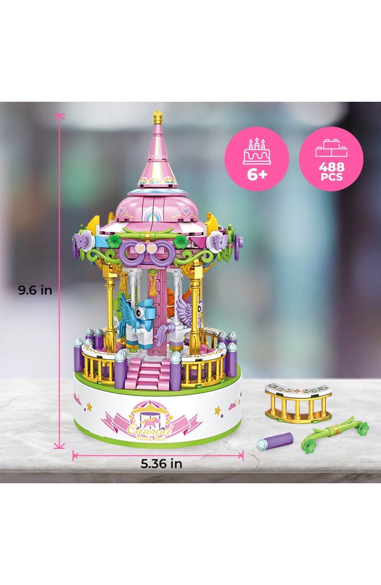 CONTIXO Carousel Building Block Set, Alternate, color, Multi Color Floral