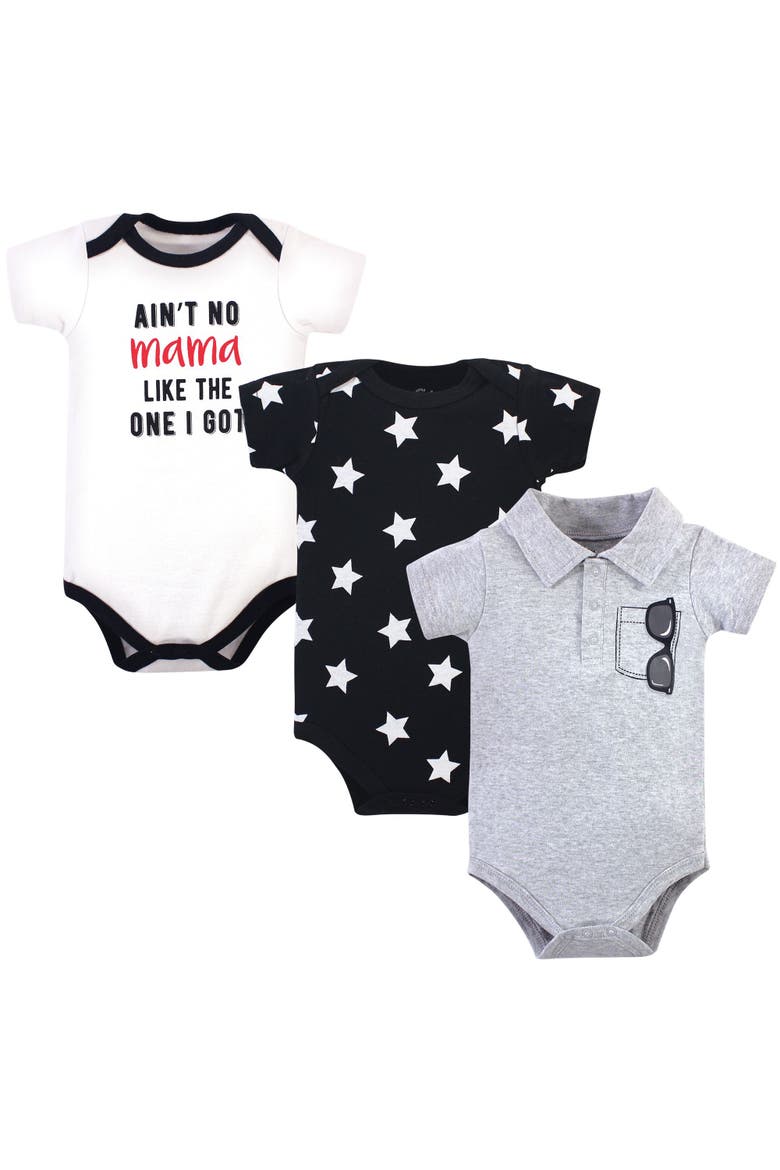 Everyday Cotton Snapsuits, Main, color, My Mama