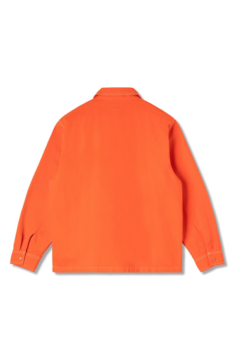 STAN RAY Zip Cotton Shirt Jacket, Alternate, color, Faded Red Bedford