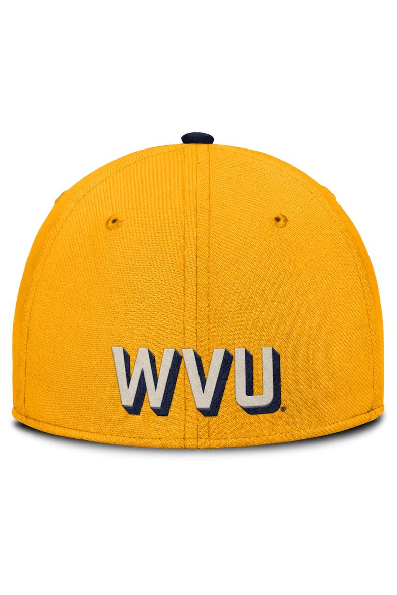Men's Nike Gold West Virginia Mountaineers Legacy Rise Performance Flex Hat, Alternate, color, Gold