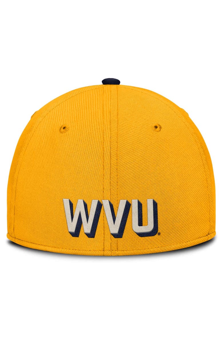 Nike Men's Nike Gold West Virginia Mountaineers Legacy Rise Performance Flex Hat, Alternate, color, Gold