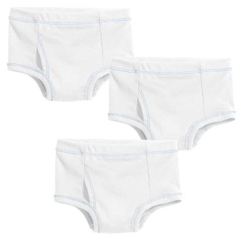 Boys Soft 100% Cotton Brief 3-Pack (Toddler, Little Kid, Big Kid)