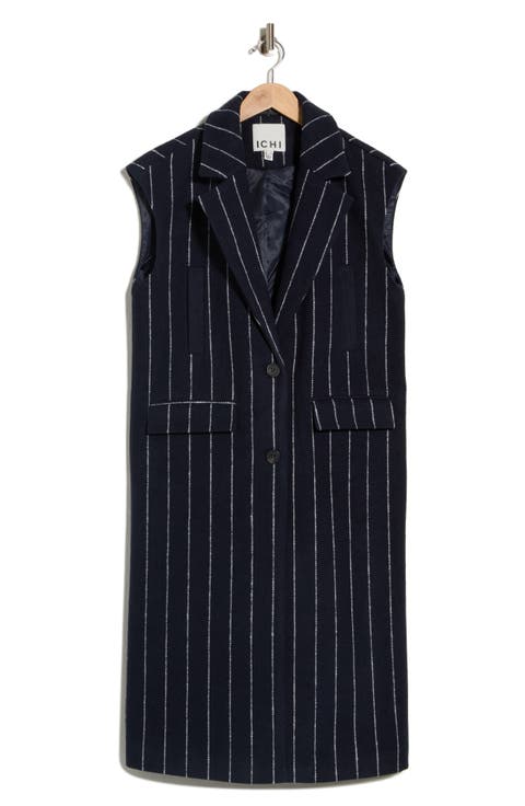 Collared Pinstripe Dress