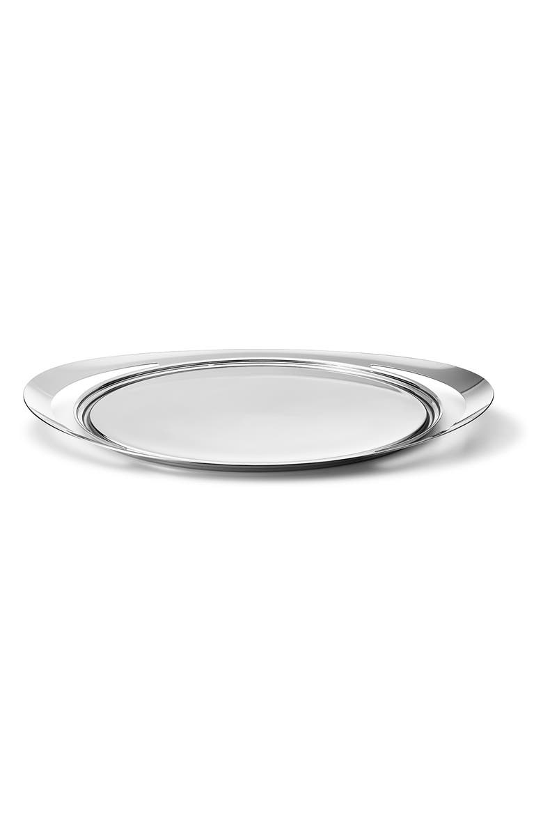 Georg Jensen Cobra Stainless Steel Oval Serving Tray, Main, color, 