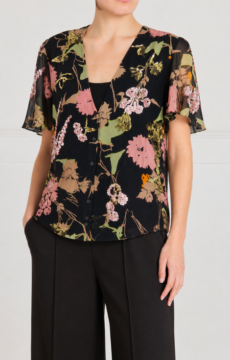 Maisie Button Blouse