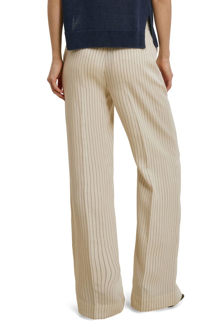 The Fine Line Pinstripe Pants, Alternate, color, CREAM PINSTRIPE