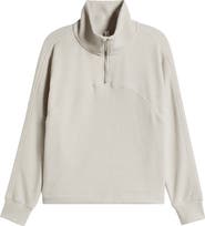 Zella Half Zip Waffle Stitch Sweatshirt