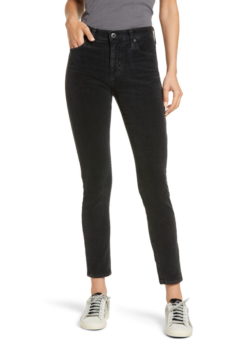 Farrah Skinny Ankle Jeans, Main, color, 1 YEAR SULFUR B