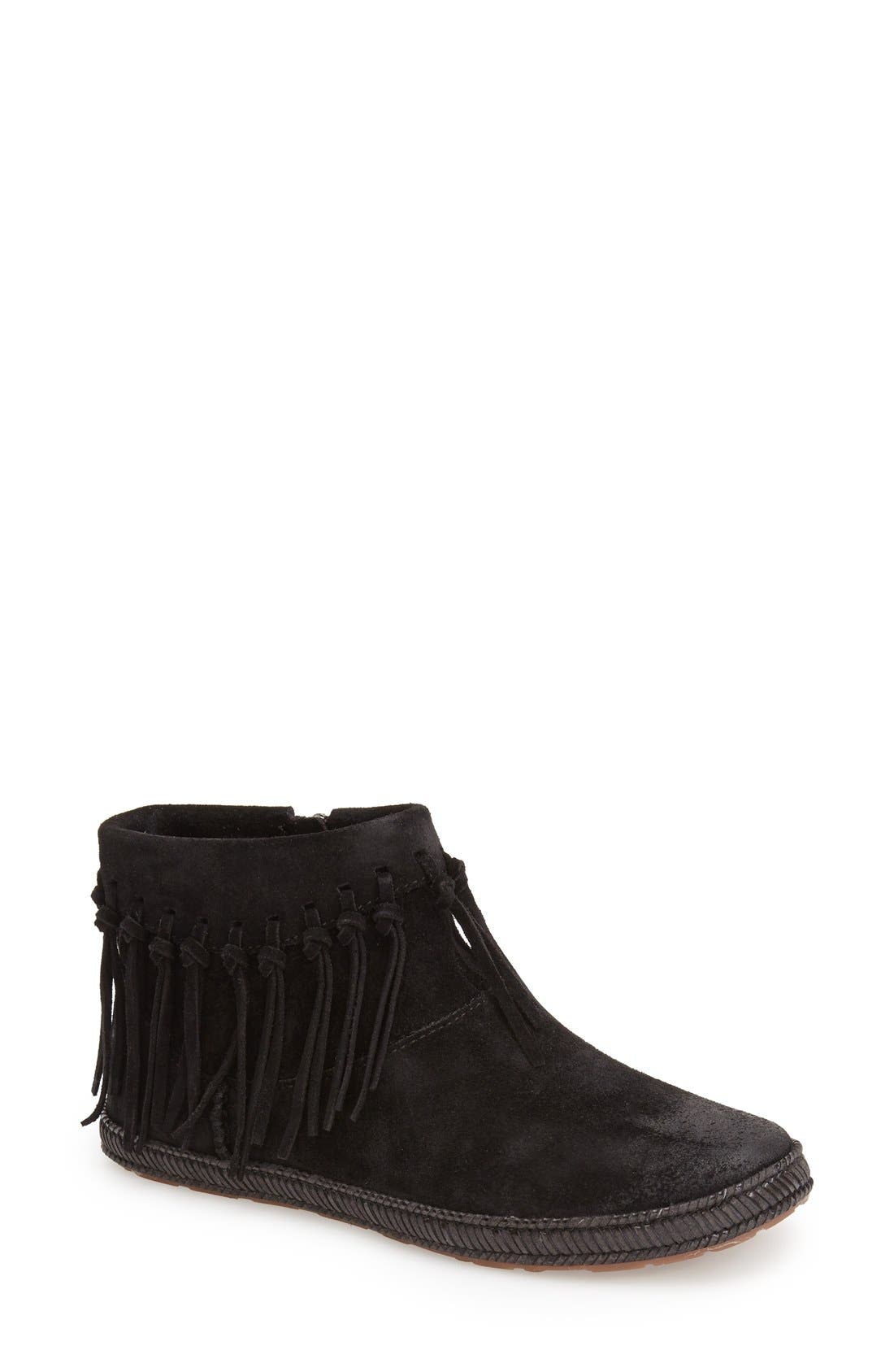 UGG<sup>®</sup> 'Shenendoah' Fringe Ankle Boot, Main, color, 