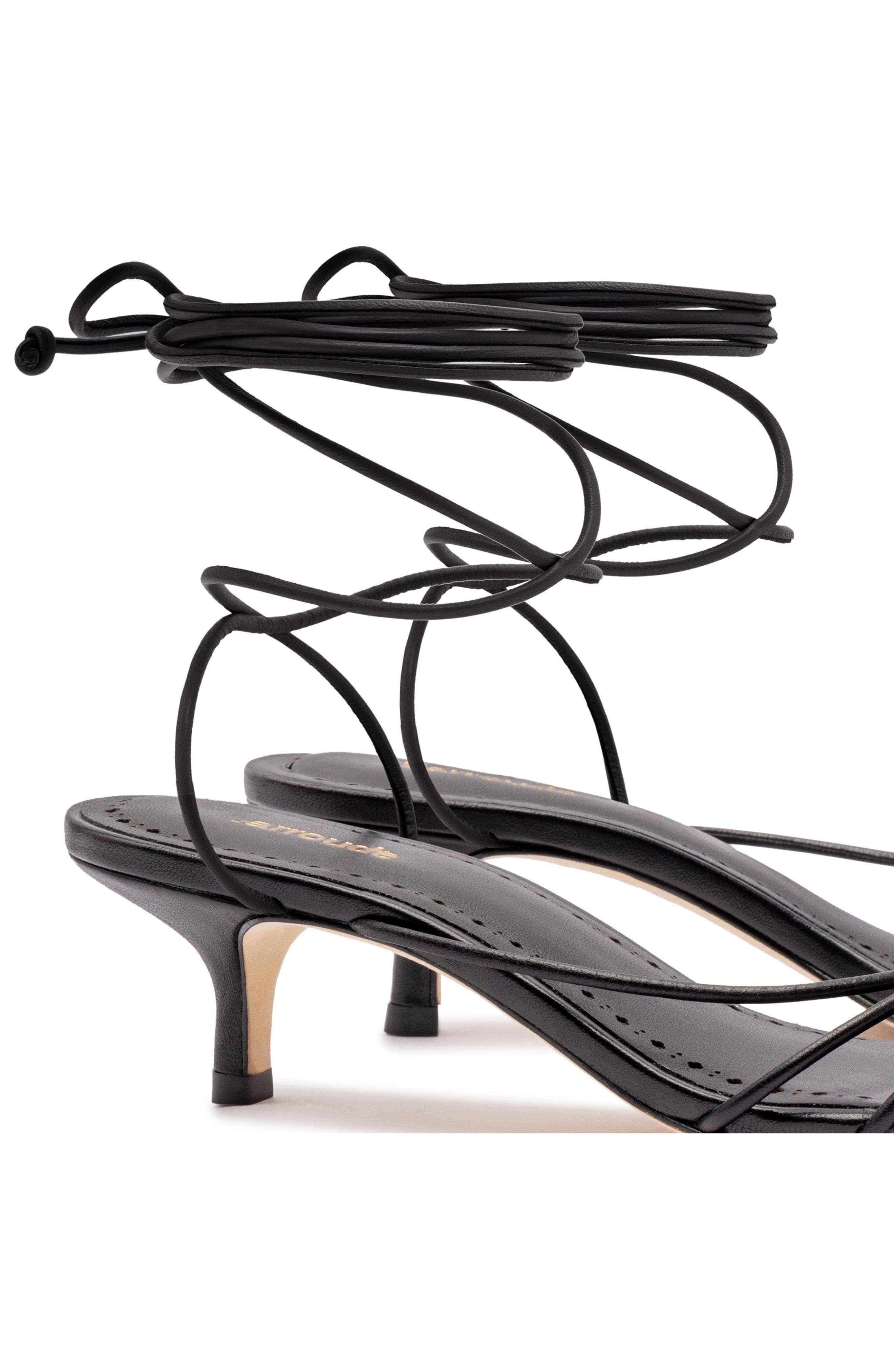 Sara Sandal, Alternate, color, Black