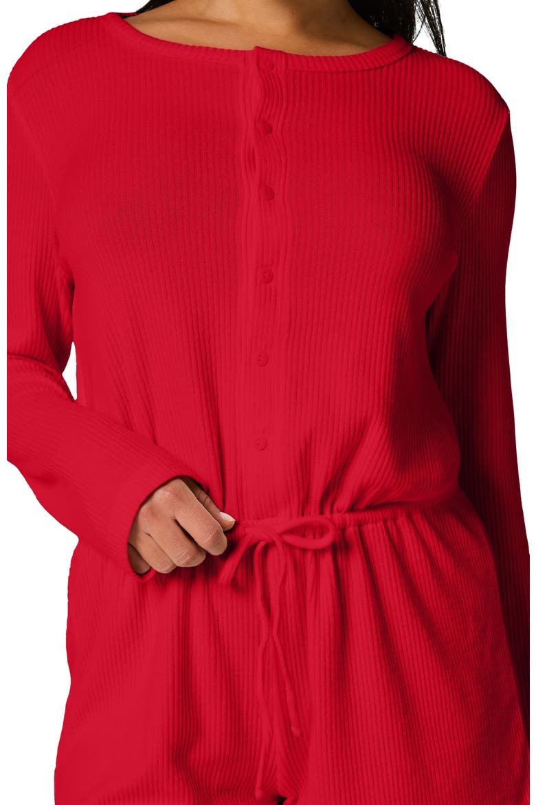 Short Jersey Rib Sleep Set, Alternate, color, Red