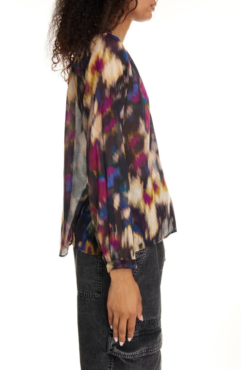 Isabel Marant Étoile Maria Print Cotton Shirt, Alternate, color, 
