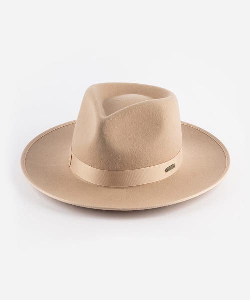 Gigi Pip Monroe Rancher Wool Fedora Hat In Nude