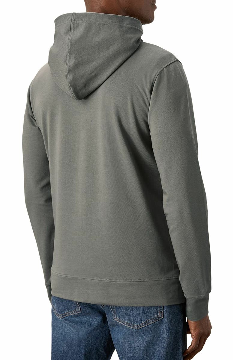 Pact Organic Cotton Stash French Terry Zip Hoodie, Alternate, color, Castor Grey