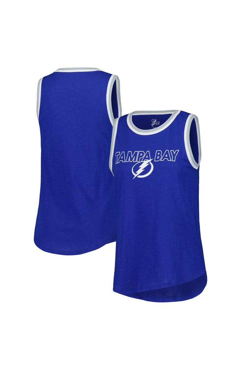 G-III 4HER BY CARL BANKS Women's G-III 4Her by Carl Banks Blue Tampa Bay Lightning Strategy Tank Top, Main, color, Blue