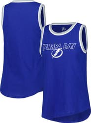 G-III 4HER BY CARL BANKS Women's G-III 4Her by Carl Banks Blue Tampa Bay Lightning Strategy Tank Top