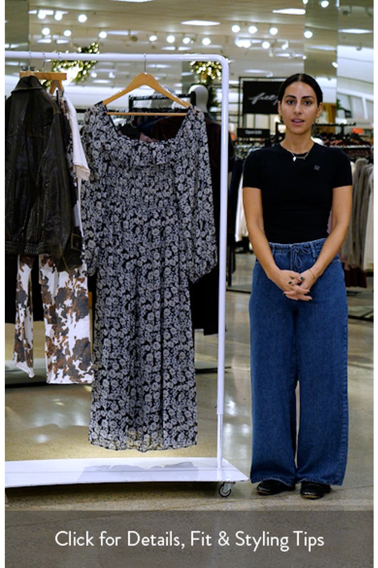 Faith Floral Print Long Sleeve Maxi Dress video