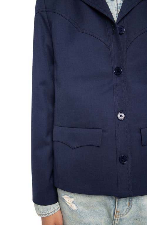 Zadig & Voltaire Lara Jacket In Blue