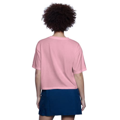 Starter Pink New York Yankees Play The Ball Boxy Cropped T-shirt