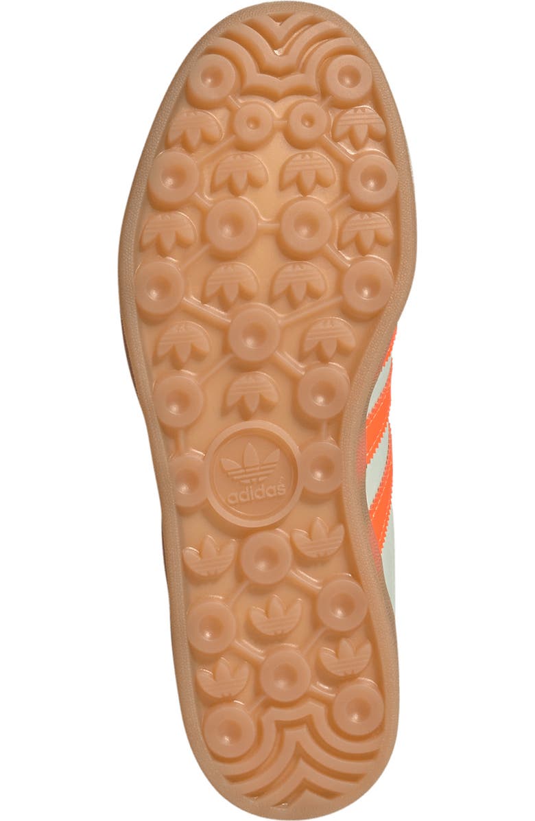 adidas Gazelle Indoor Sneaker, Alternate, color, Linen/Orange/ Gum