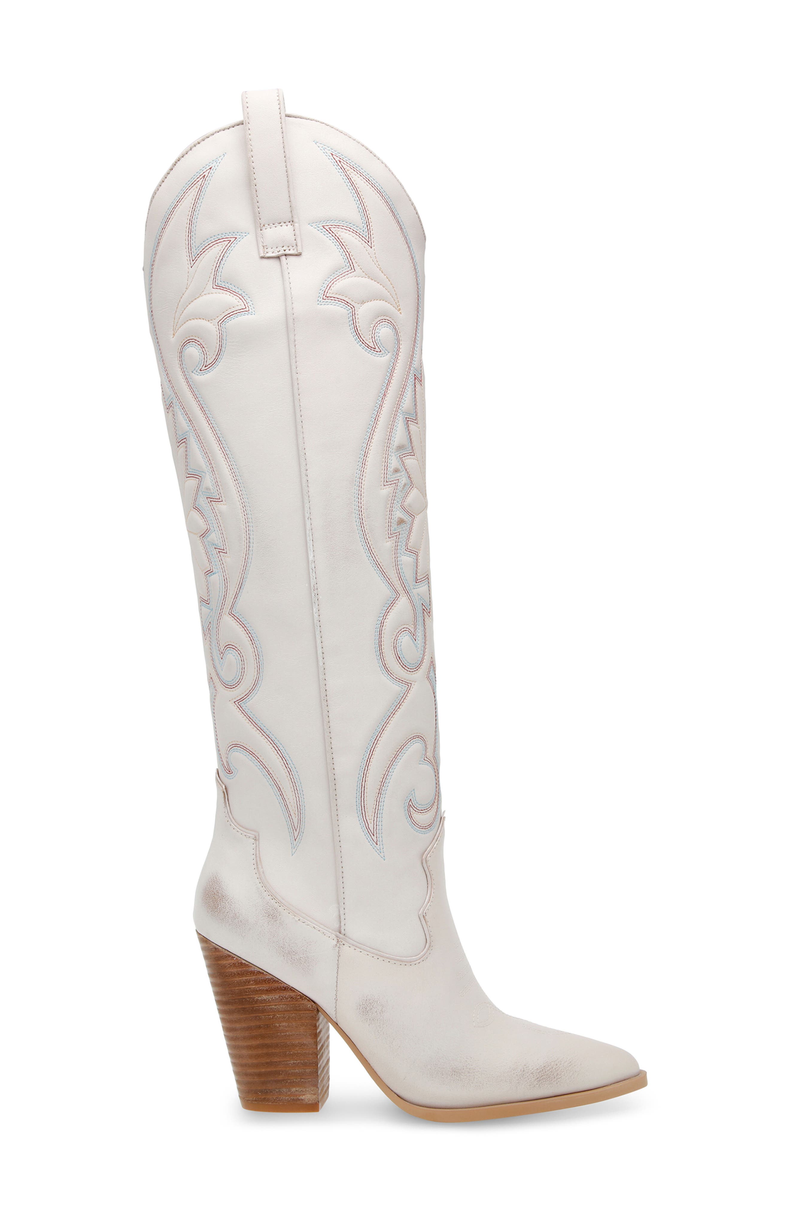 Steve Madden Lashes Western Boot, Alternate, color, 