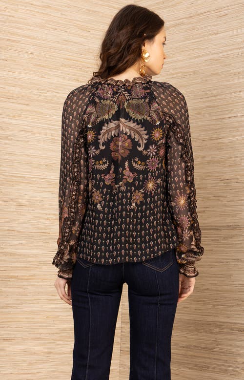 Hale Bob Robin Chiffon Top In Multi
