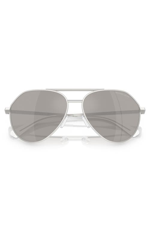 Michael Kors 60mm Pilot Sunglasses In Gray