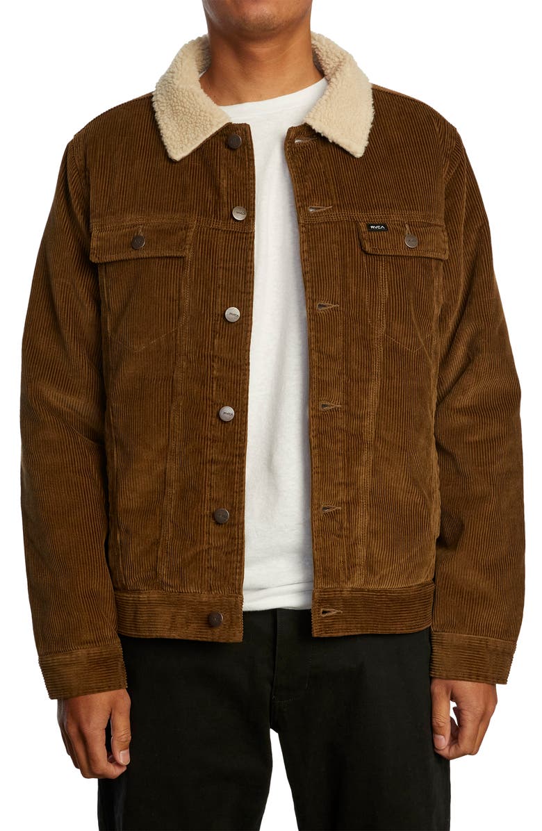 RVCA Men's Waylon Trucker Jacket, Main, color, 