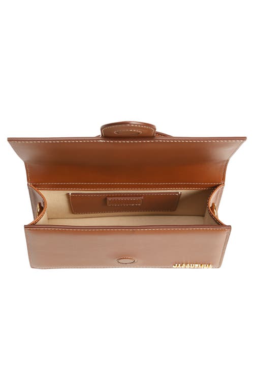 Jacquemus Le Grand Bambino Leather Crossbody Bag In Brown