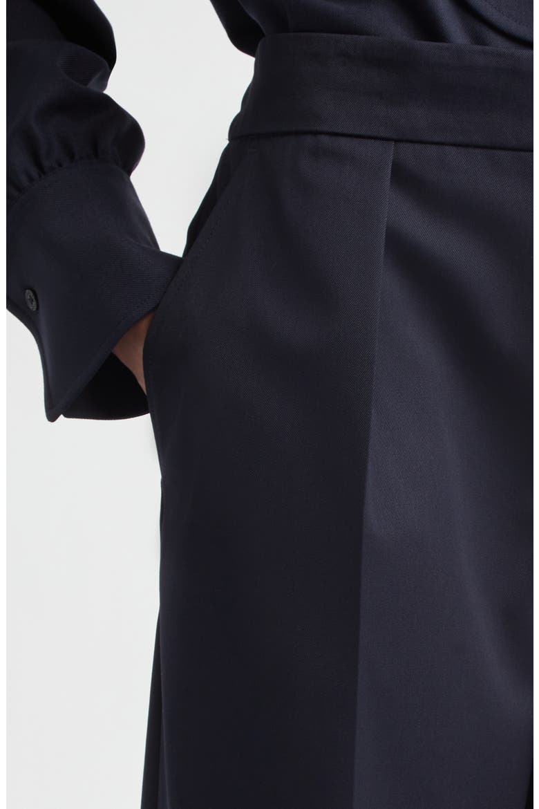 Tailored Wool Blend Bermuda Shorts, Alternate, color, MIDNIGHT