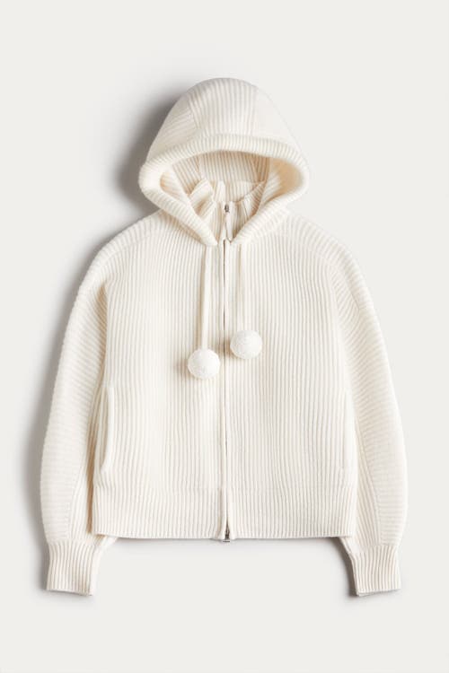 Naked Cashmere Luxe Puff Zip Up Cardigan In Gray