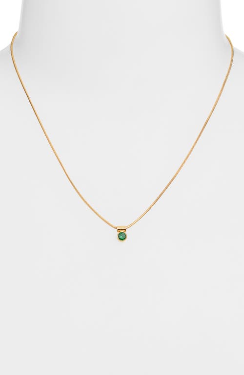 Set & Stones Ellie Birthstone Pendant Necklace In Gold