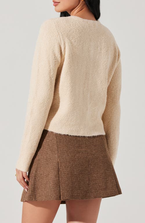 ASTR ASTR THE LABEL TEDDY CARDIGAN 