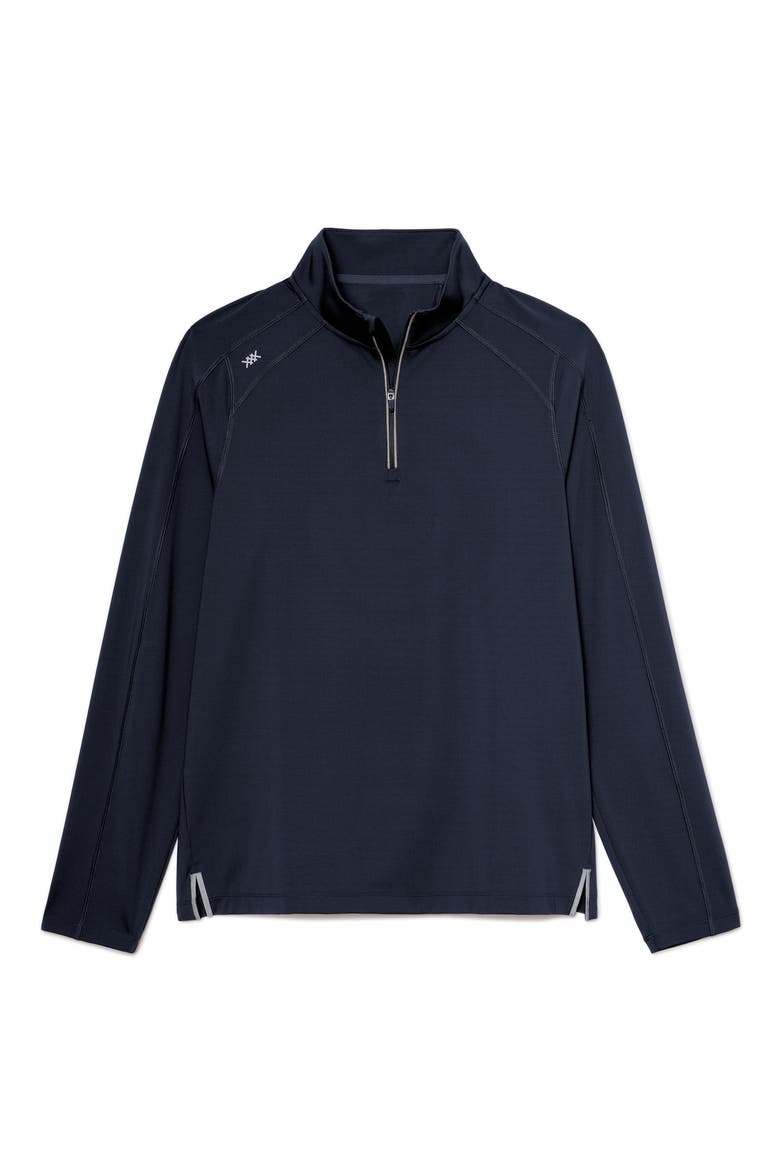 Rise Quarter Zip Pullover, Alternate, color, TRUE NAVY
