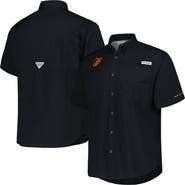 Columbia Men's Columbia Black Baltimore Orioles Tamiami Omni-Shade Button-Down Shirt