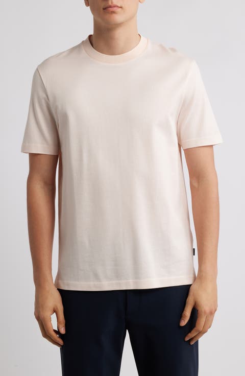 Thompson Pinstripe Cotton T-Shirt