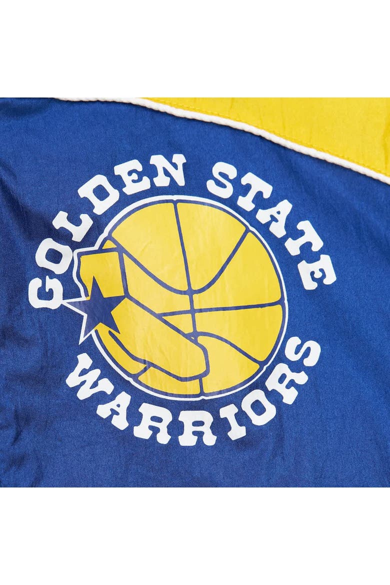 Men's Mitchell & Ness Royal Golden State Warriors Hardwood Classics Big Shot Premium Full-Zip Windbreaker Jacket, Alternate, color, Royal
