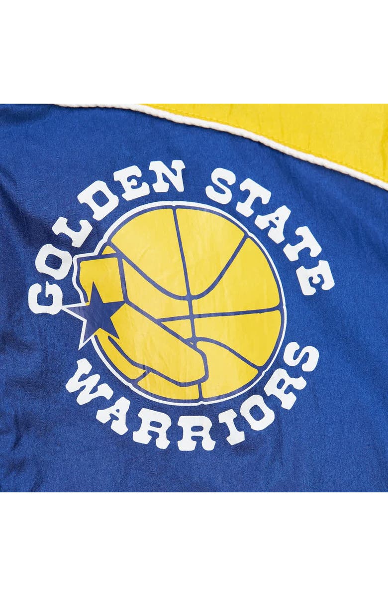 Mitchell & Ness Men's Mitchell & Ness Royal Golden State Warriors Hardwood Classics Big Shot Premium Full-Zip Windbreaker Jacket, Alternate, color, Royal