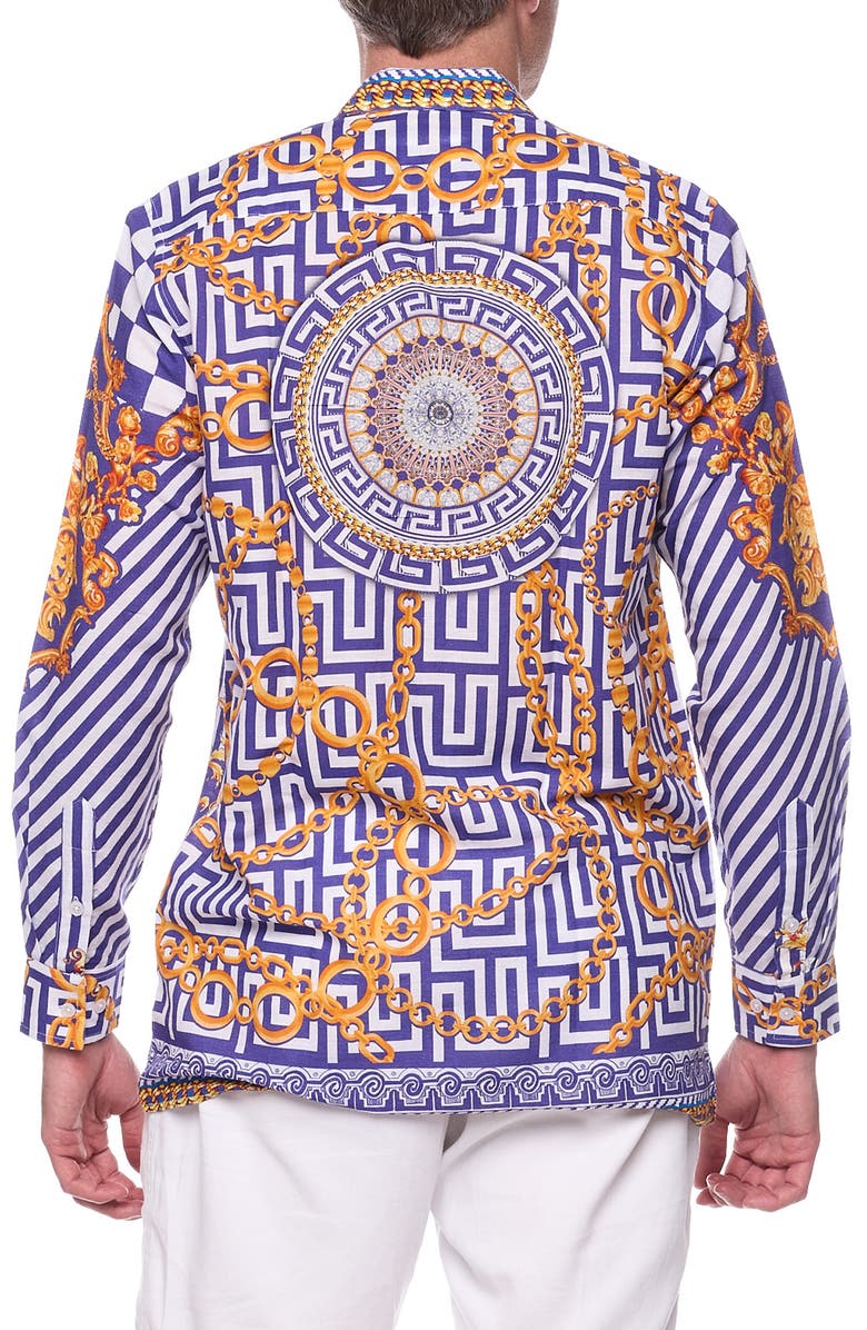 RANEES Full Sleeves Resort Shirt, Alternate, color, Blue