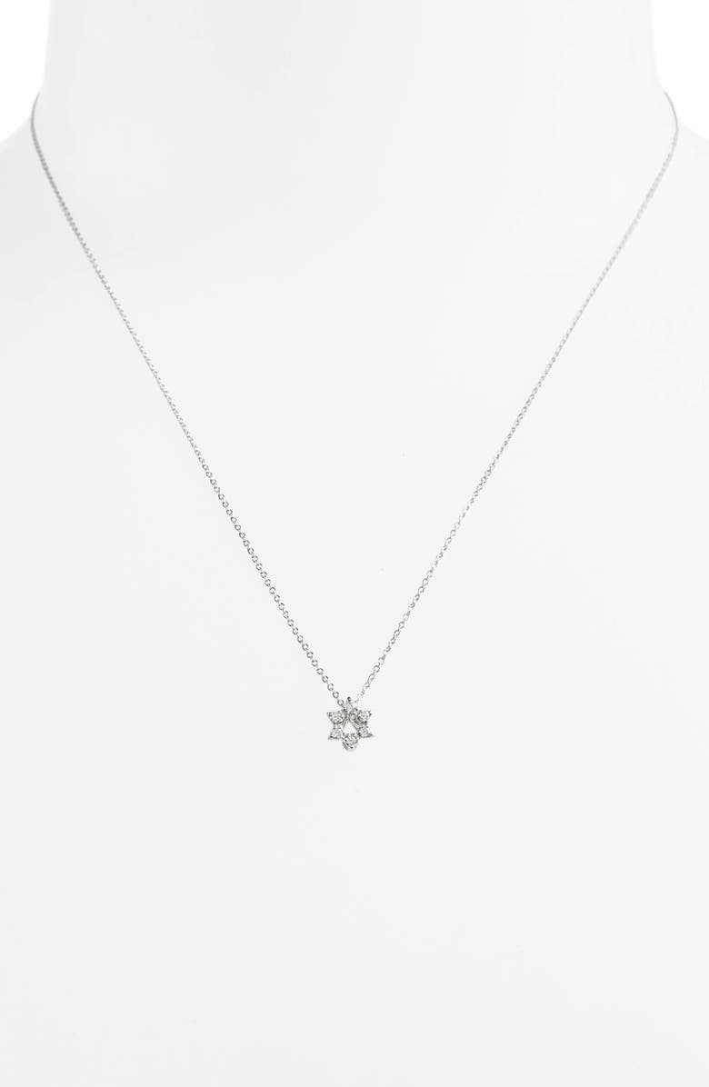 Roberto Coin Star of David Pendant, Alternate, color, White