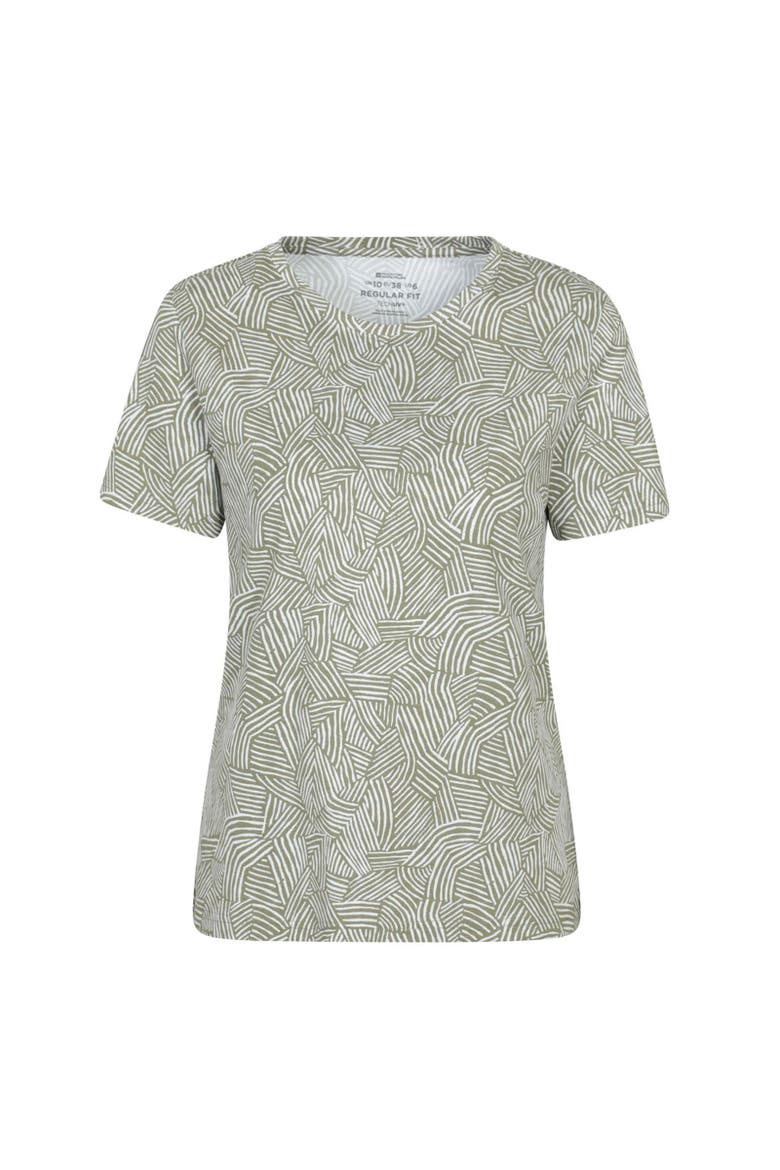Patterned T-Shirt, Main, color, Khaki Green